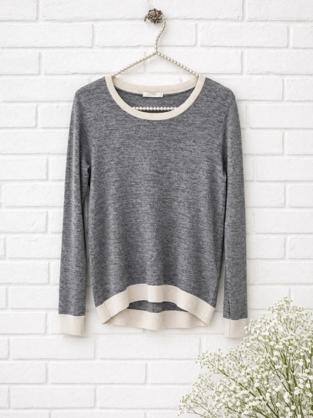 Wilfred Aritzia Heather Galaxy Berri Long Sleeve Sweater Size XXS